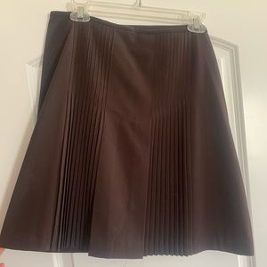 Brown business skirt